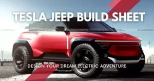 Tesla Jeep Build Sheet